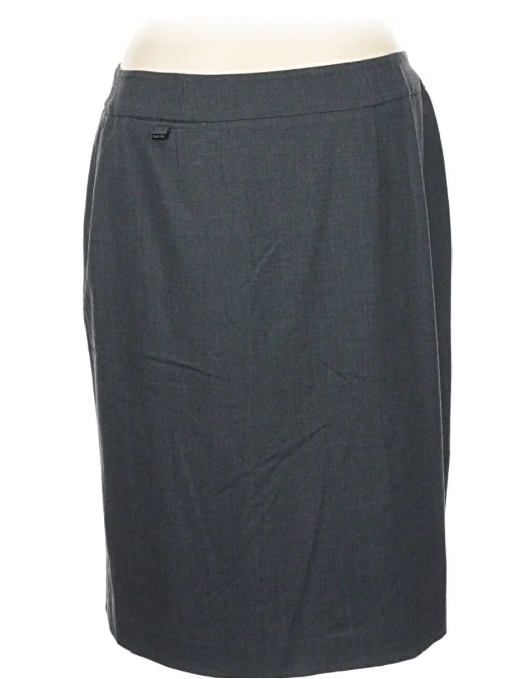 Calvin Klein Charcoal Pencil Skirt